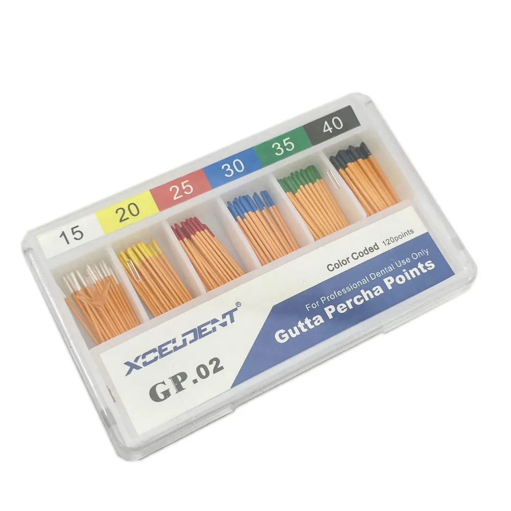 1 коробка Dental Gutta Percha Point стоматологический впитывающий материал