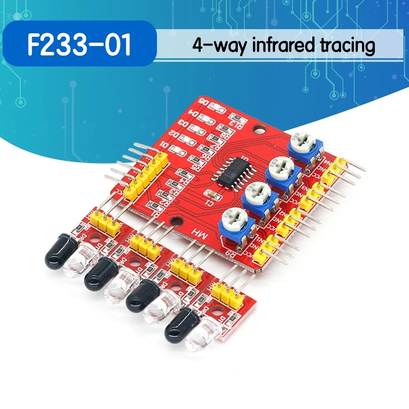 F233-01 четырехстороннее инфракрасное отслеживание/4-канальный модуль