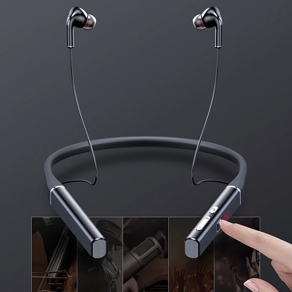 

TWS 100 hours Wireless Earphone Bluetooth Magnetic Neckband Headphone IPX3 Waterproof Sport Headset Noise Cancelling MIC S720