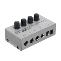 compact 4 channel audio stereo headphone amplifier for studio recording
