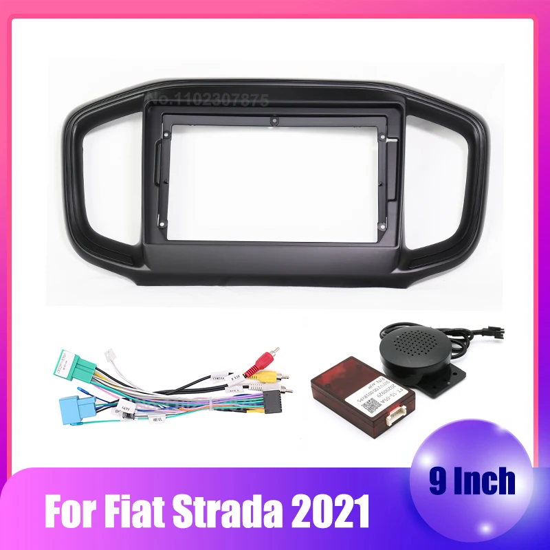 

Car Radio Fascia For Fiat Strada 2021 DVD Strero Frame Plate Adapter Mounting Dash Installation Bezel Trim Kit