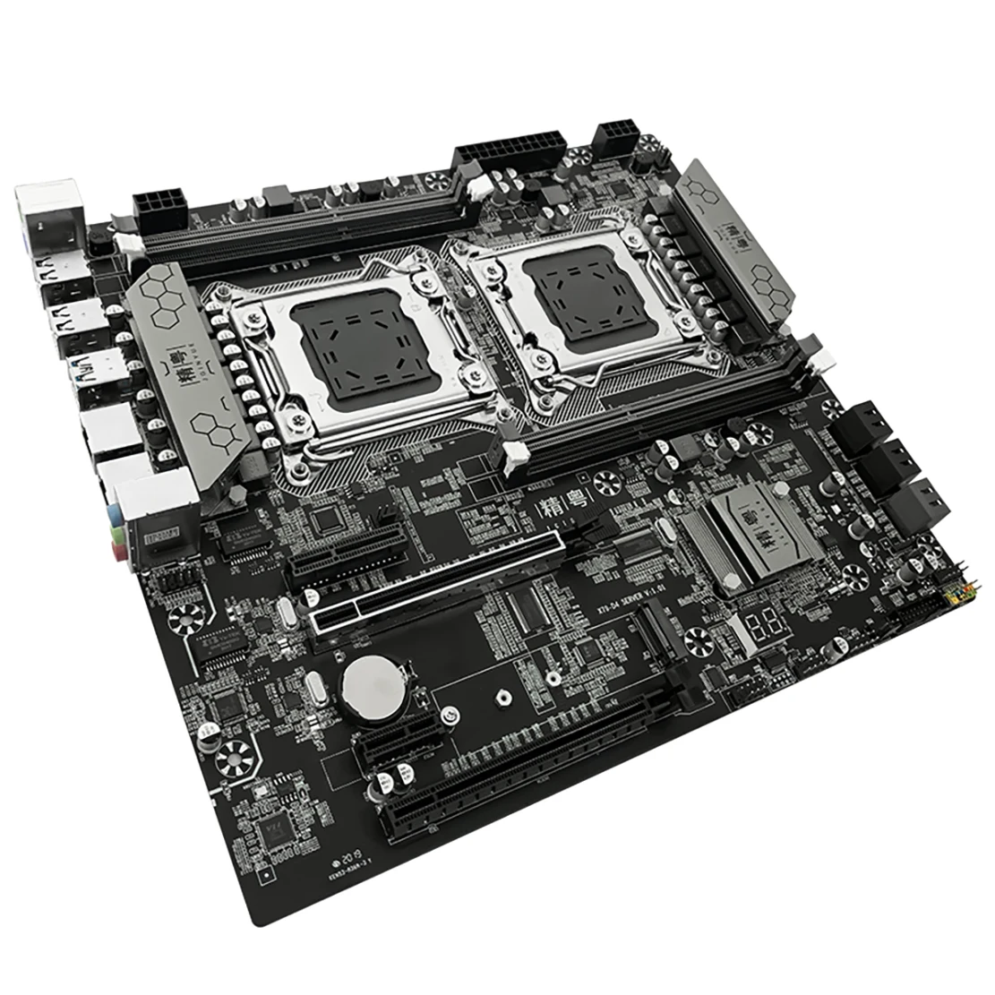 

JGINYUE X79-D4 Computer Gaming Motherboard LGA 2011 Dual CPU DDR3 ECC/NON-ECC Memory Slot M.2 NVME SATA3.0 Motherboard