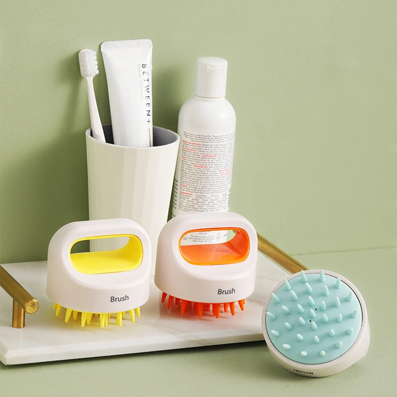 

Silicone Hair Scalp Massage Shampoo Brush Massager for Head for Hair Growth Head Massager Shower Hair Straightening Wash Comb