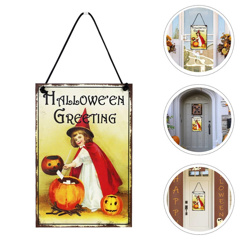 

1Pc Wooden Pendant Hanging Adorn Decorative Board Pendant Festival Pendant for