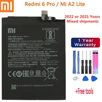 new xiaomi original 4000mah bn47 replacement battery for xiaomi redmi 6 pro mi a2 lite bateria batterie mobile phone batteries