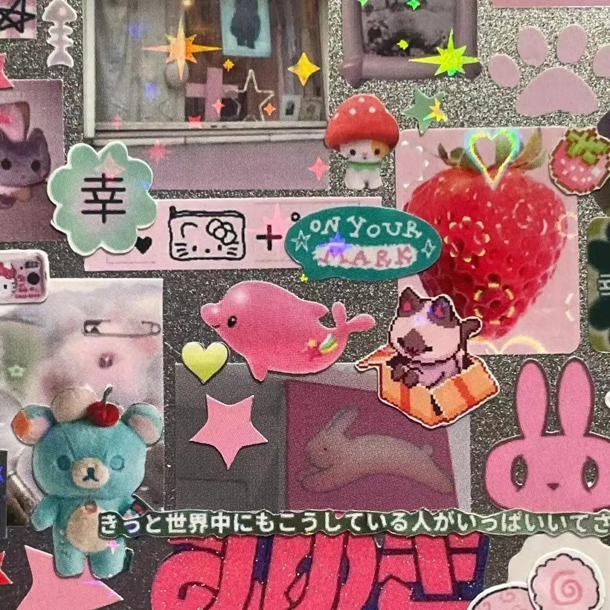 Фото Kawaii Декор Стикер Для Камеры Телефона Y2K Мультфильм Японская Анимация Походные Наклейки Аксессуары Подарок На День Рождения №4