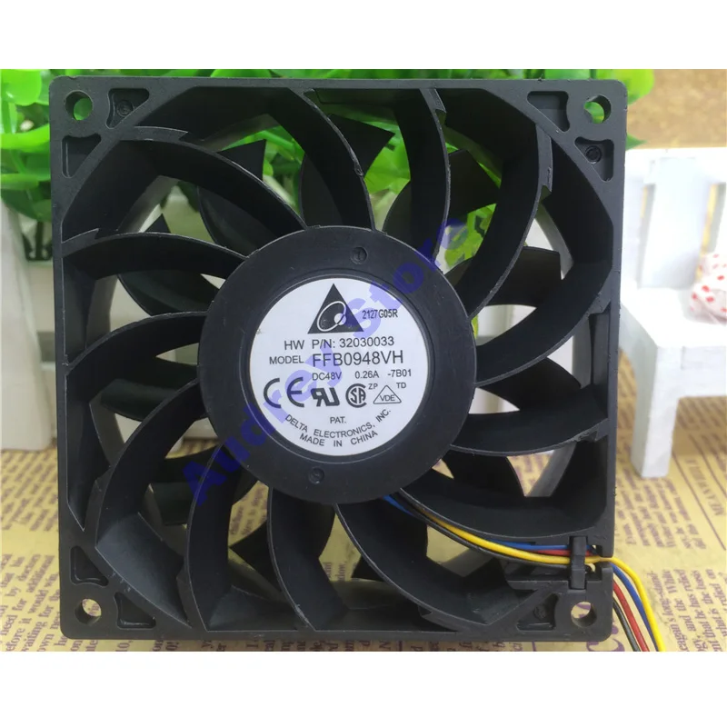 4-проводная воздуходувка Delta FFB0948VH 9025 48 В 12 А 3700 Вт с регулировкой скорости воздуха