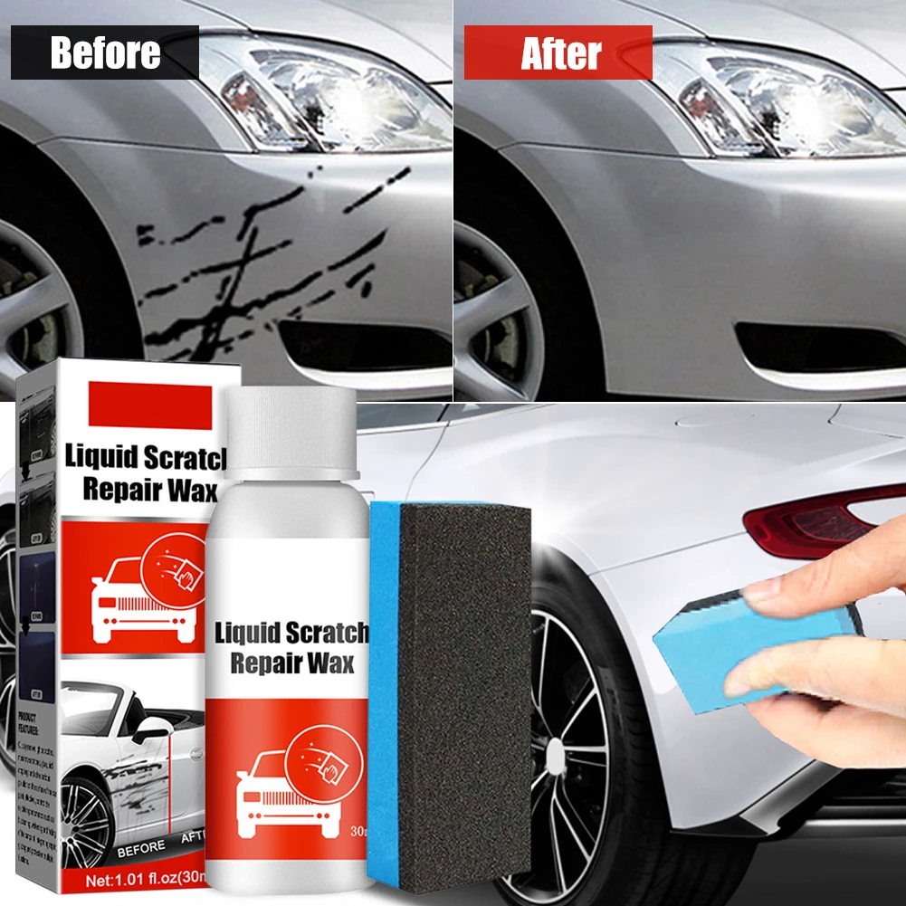 

30ml Car Styling Paint Scratch Repair Wax Polishing Kit Scratch Repair Agent Scratch Remover Paint Care Car Polish Cleaning Tool