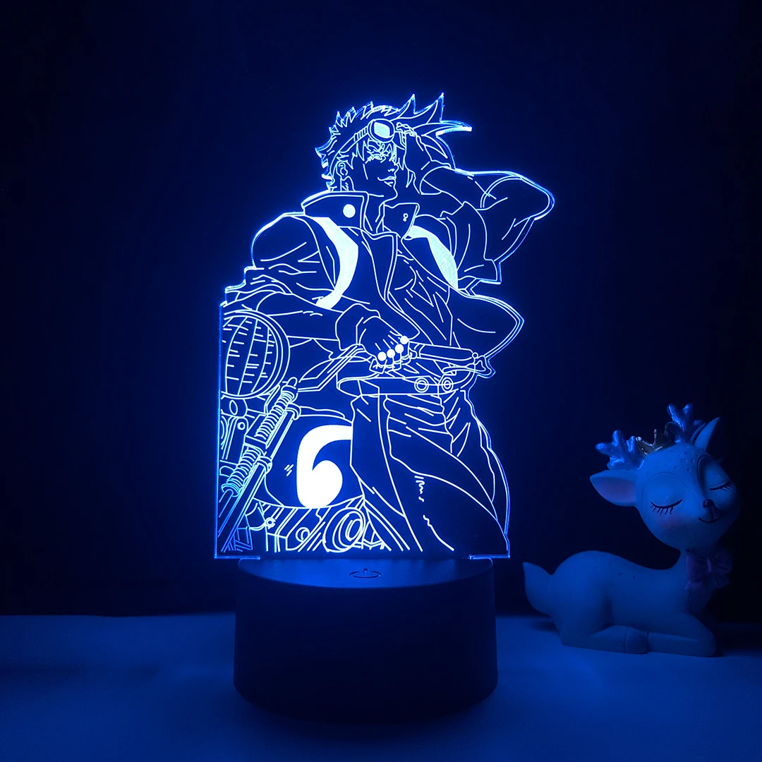 

Anime 3d Lamp JoJo Bizarre Adventure figure for Bedroom Decor Light Birthday Gift Manga Jojo Led Night Light Joseph Joestar