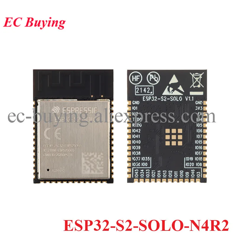 ESP32-S2-SOLO ESP32-S2-SOLO-U ESP32 S2 WiFi Wireless MCU Module Single Core Wi-Fi Compatible ESP32-WROOM for IOT ESP32-S2R2 images - 6