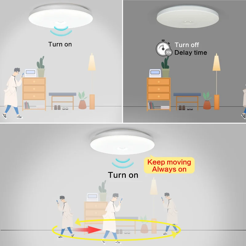 Лампа потолочная 8 Вт 16 220 В переменного тока