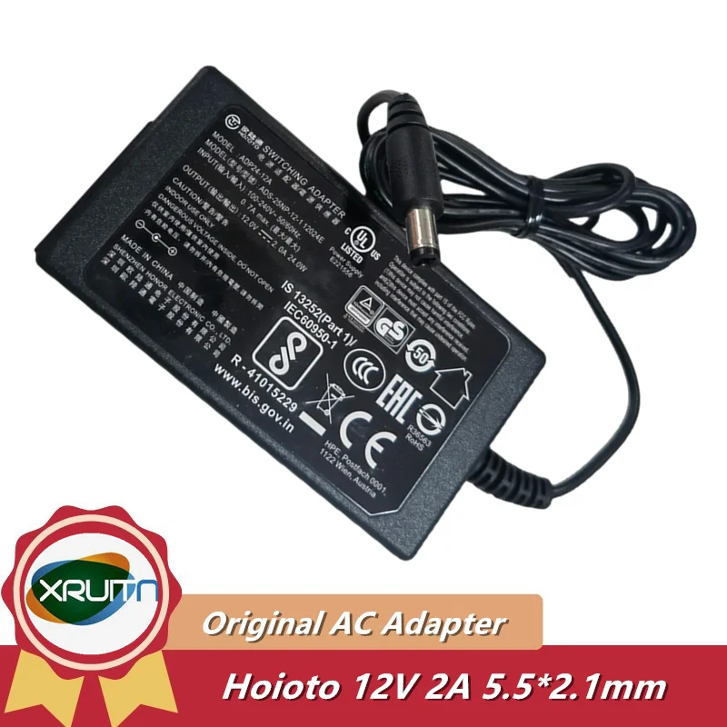 

Оригинальный HOIOTO ADS-25NP-12-1 12024E 12 В 2A AC Импульсный адаптер зарядное устройство 24 Вт источник питания