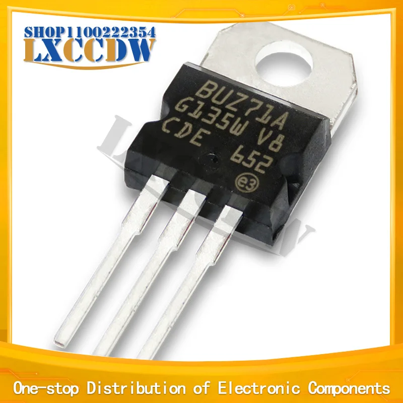 

10 шт., N-канальный мощный МОП-транзистор BUZ71A TO-220 BUZ71 TO220 50V 13A