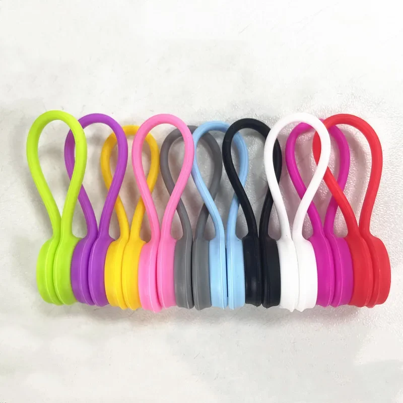 Многоразовые магнитные кабельные стяжки