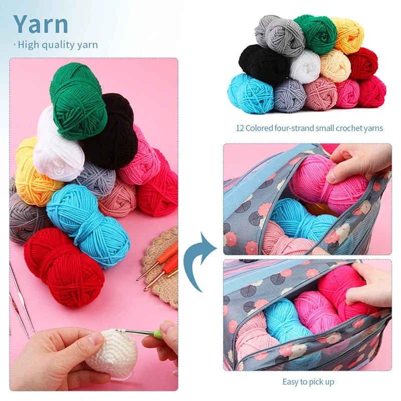 Набор вязальных крючков для домашнего использования швейный инструмент сделай