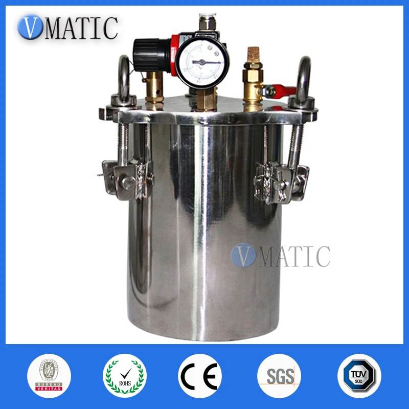 

Высококачественный манометр для дозирования клей из нержавеющей стали 4 л от китайского производителя/контейнер для давления