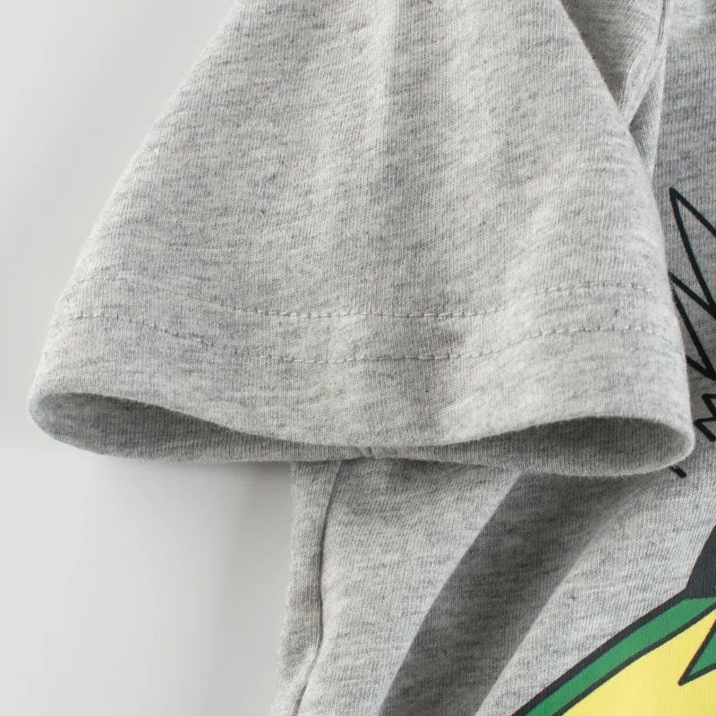 Детская летняя футболка с коротким рукавом и принтом автомобиля |