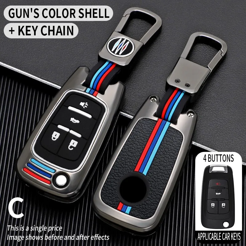 Car Remote Key Case Cover Shell Fob For Buick Chevrolet Cruze Aveo Trax Opel Astra Corsa Meriva Zafira Antara J Keychain |