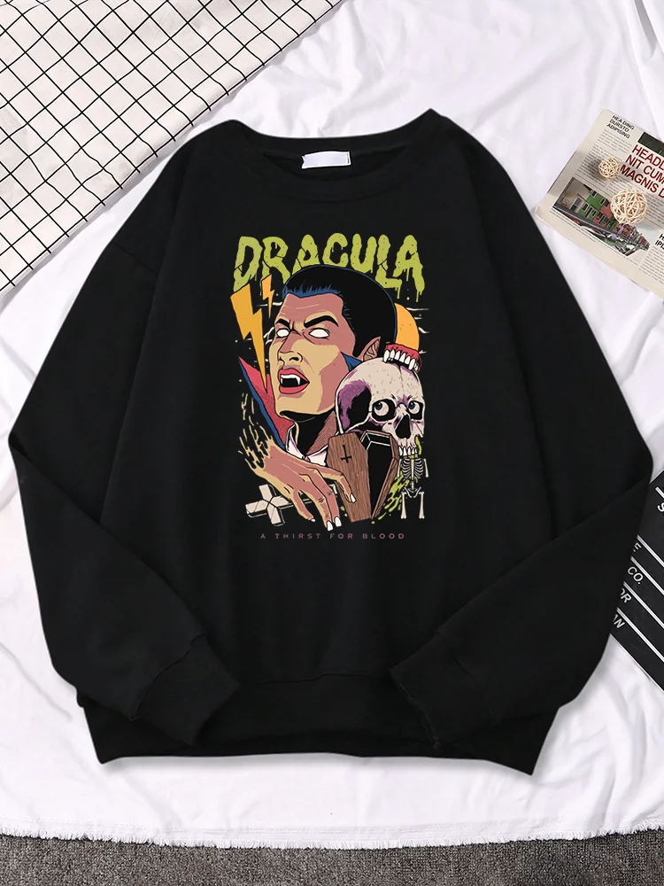 Хэллоуин Дракула ужас элемент Скелет сломанная рука женские толстовки с принтом