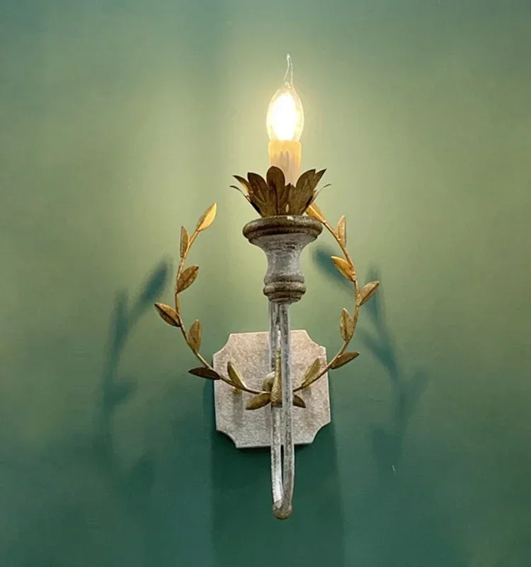 Золотистые пшеничные листья во французском стиле фотообои с одинарной головкой