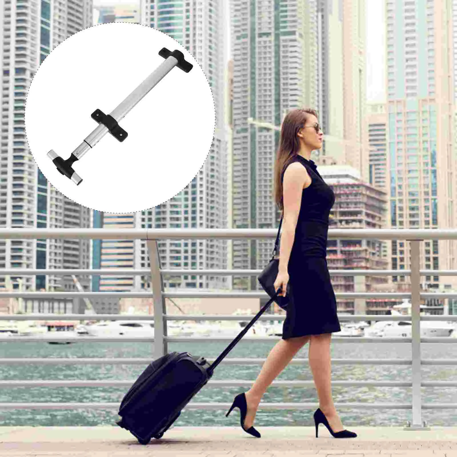 

Handle Luggage Suitcase Rod Telescopicreplacement Out Case Trolley Repair Travel Parts Telescoping Drag Accessorypart Spare
