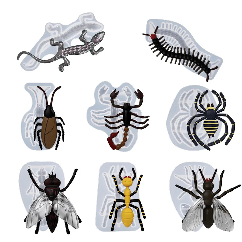 

DIY 3D Insect Mold Silicone Moulds for Resin Epoxy Handmade Home Wall Door Desktop Decoration Craft Making Tools