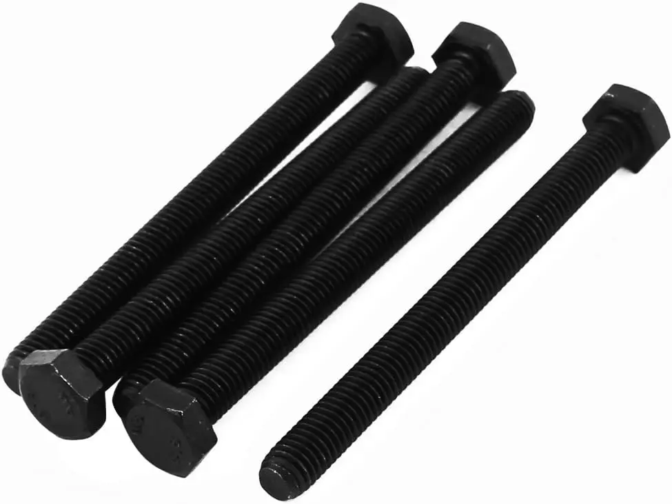 

M8x90mm Grade 8.8 Fully Threaded Hex Head Cap Screw Bolt Fastener 5pcs