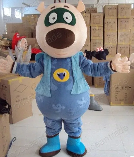 Новый взрослый костюм-талисман в виде свиньи для взрослых рождественское платье