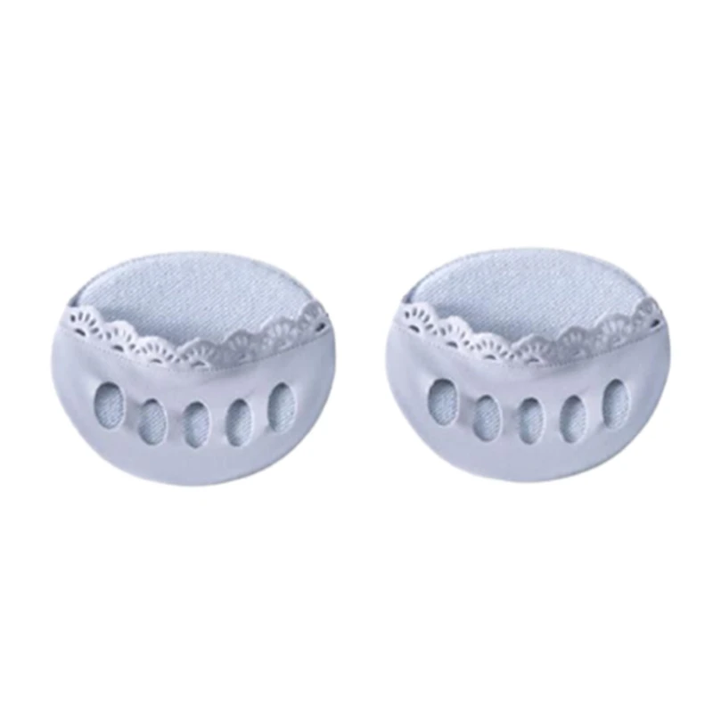 

Women Five Toes Forefoot Pads Half Insoles Inserts Lace Trim Breathable Non-Slip Invisible Cushions for High Heels