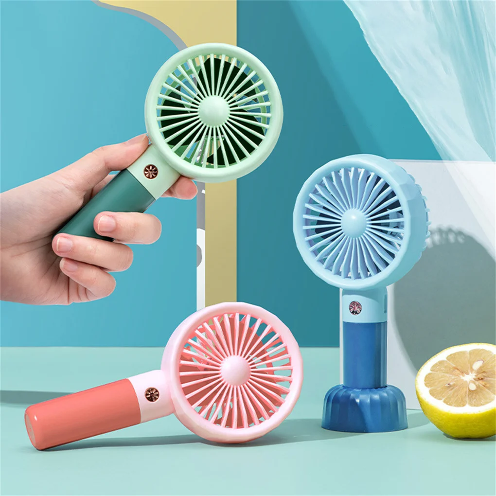 

Handheld Mini Fan Air Cooler Built-in Battery Travelling Accessories Small Fans Rechargeable Portable Mini Size USB Ventilator