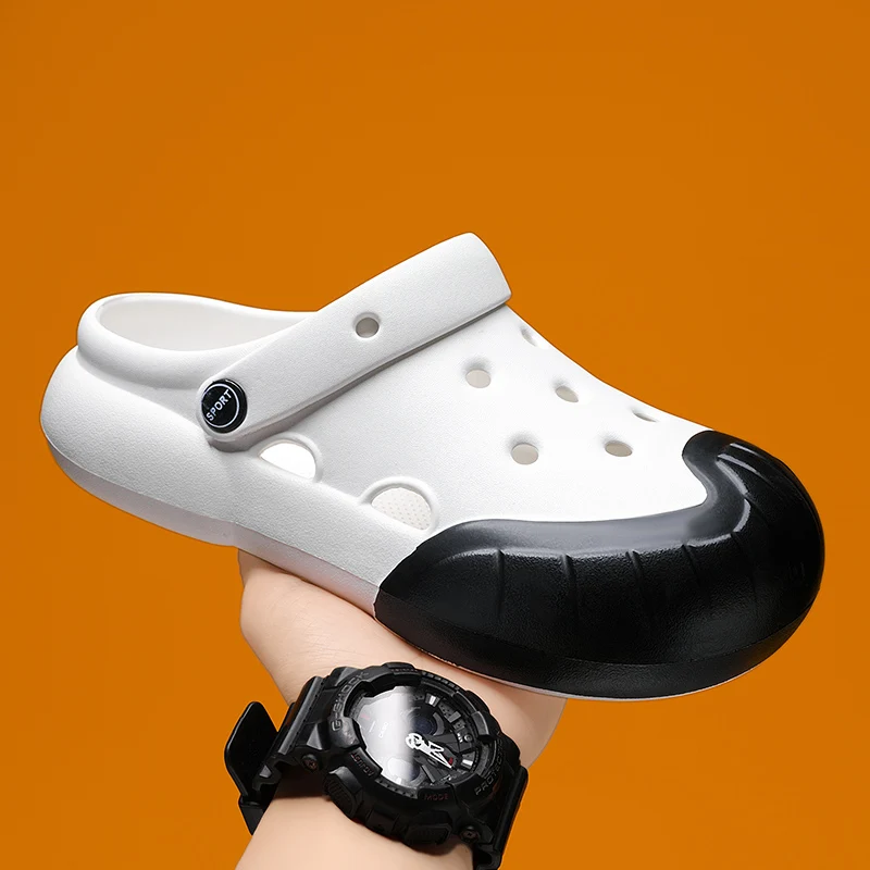 Шлепанцы женские на платформе садовые сандалии для отдыха пляжа клоги массивные