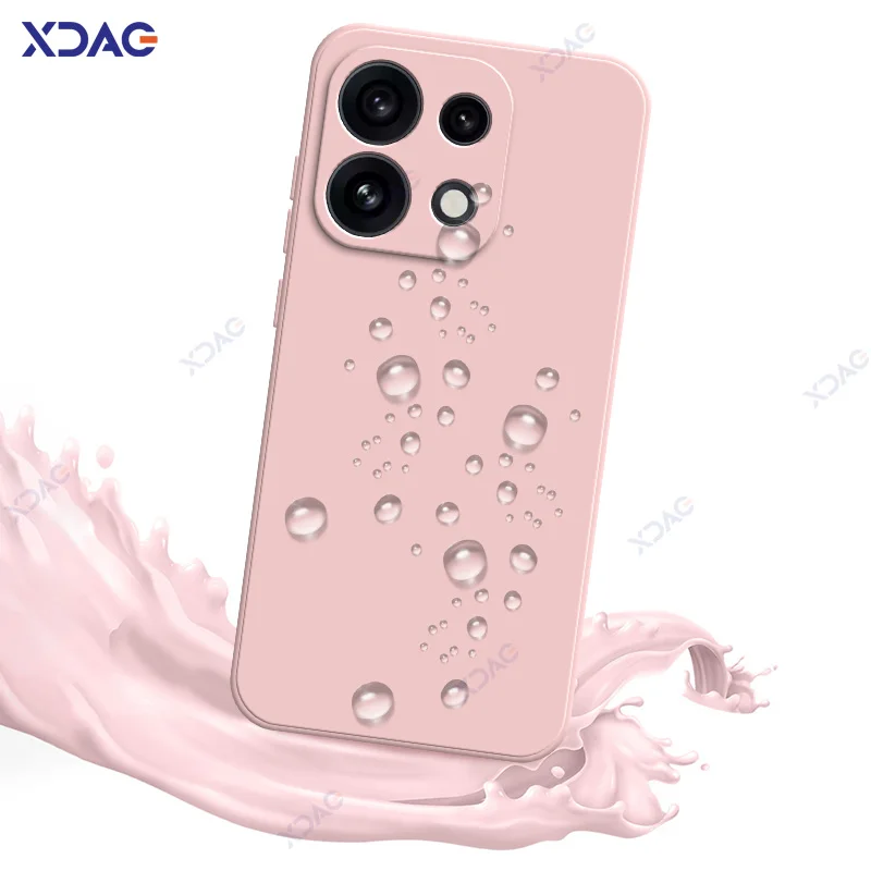 Фото Для OPPO Reno16 Reno 16 Pro F FS 16C 16F Глобальные силиконовые чехлы с защитой объектива, улучшенный чехол для телефона с мягкой подкладкой из микрофибры. №4