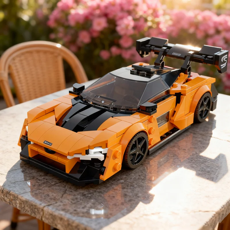Фото Набор строительных блоков MOC McLaren Senna City Champions, 291 деталь, конструктор, рождественский подарок, идея для сборки на день рождения для детей №1