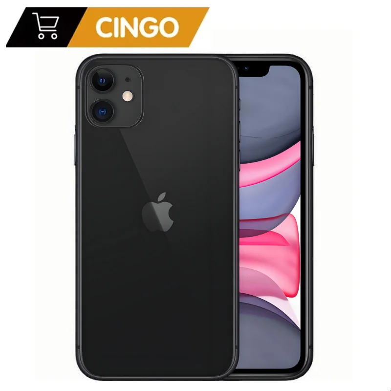 Фото Оригинальный iPhone 11, 64/128/256 ГБ ПЗУ, 6,1 дюйма, оригинальный жидкий IPS ЖК-дисплей Face ID A13 IOS, подлинный iPhone11, разблокированный, 4G LTE №1