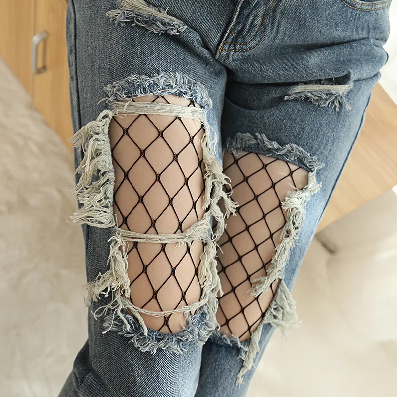 

2022 Spring and Autumn Models Sexy Non-hook Mesh Fishnet Pantyhose Beautiful Legs Shaping Sexy Stockings