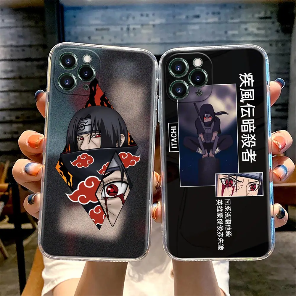 Чехол для телефона с японским Аниме Наруто iPhone 11 12 13 Pro Max XR XS X 8 7 SE 2020 6 Plus милый