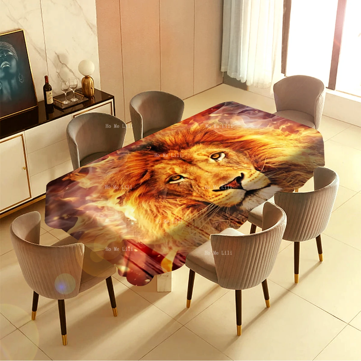 Скатерть «Король джунглей»  King Of The Jungle  полиэстер хироюки такэи король шаманов том 2 shaman king манга