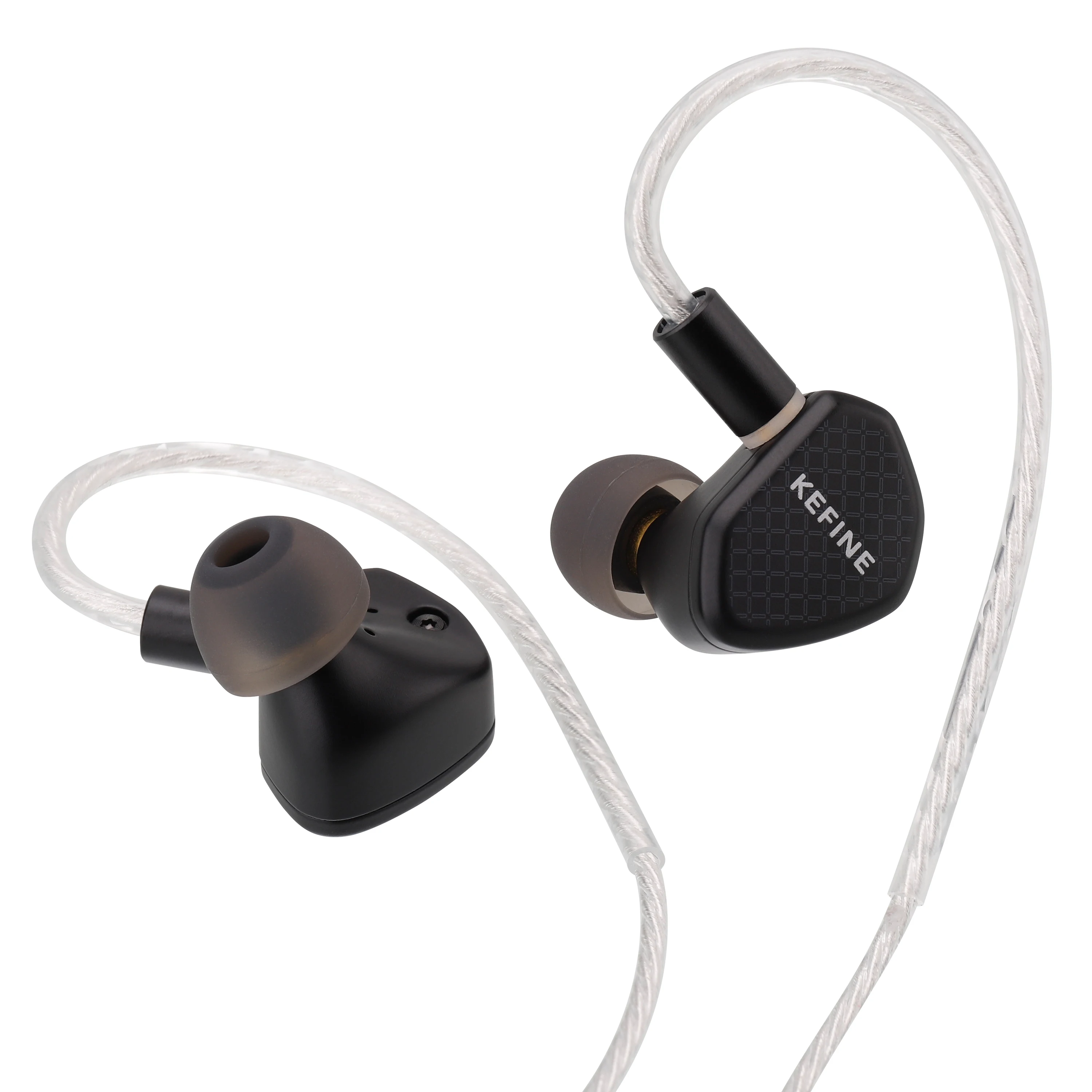 Фото Kefine Klean 10 мм DLC диафрагма динамический драйвер HiFi наушники IEM с посеребренным медным проводом высокой чистоты для чистого сигнала №3