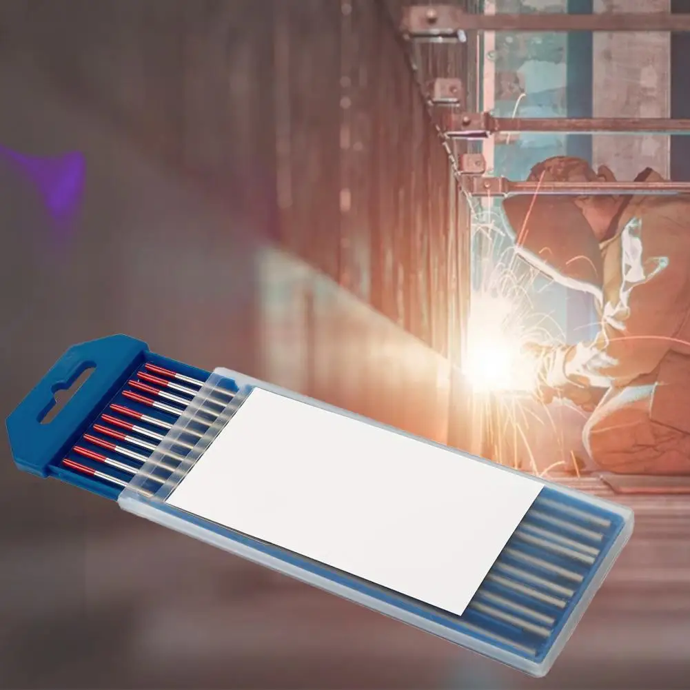 

10 шт. длинных практичных разнообразных красных вольфрамовых стержней, безопасных для использования вольфрамовых электроды, простота испол...