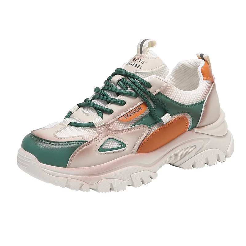 

White Sneakers Matching Thick Bottom Transparent Casual Adult women shoes The price of New Arrivals