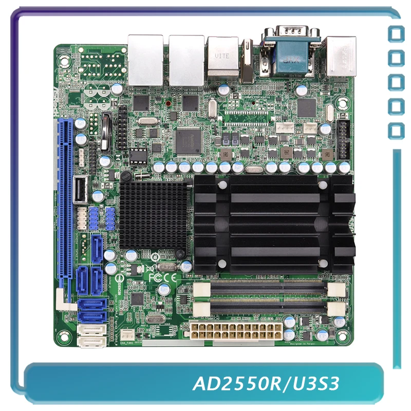 Server Motherboard For AsRock AD2550R/U3S3  SO-DIMM slots DDR3 High Quality