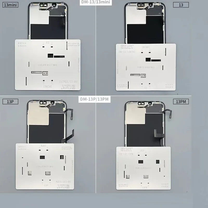 AMAOE ЖК-экран гибкий кабель защитный стальной трафарет для iPhone 11 12 13 mini Pro Max IC