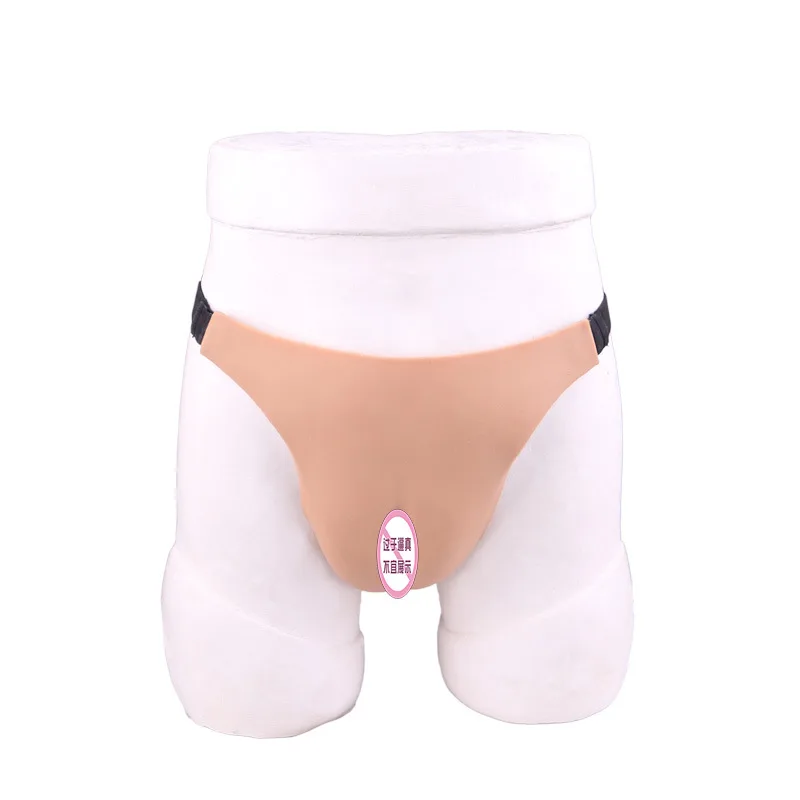 Fake Vagina Panties Fake Mother CD Cross-dressing Hidden Lower Body Men Disguised As Women Flaky T-shaped Fake Vagina Pants