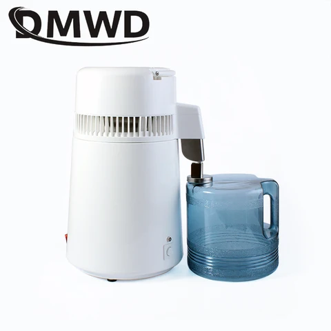 Дистиллятор для чистой воды, 110 В/220 В, 4 л, стоматологическая машина для дистиллированной воды, фильтр, нержавеющая сталь, Электрический контейнер для очистки