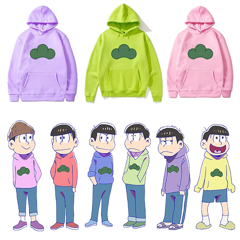 Толстовка с капюшоном Osomatsu San 2024 костюмы для косплея Karamatsu аниме Harajuku Matsuno Ichimatsu