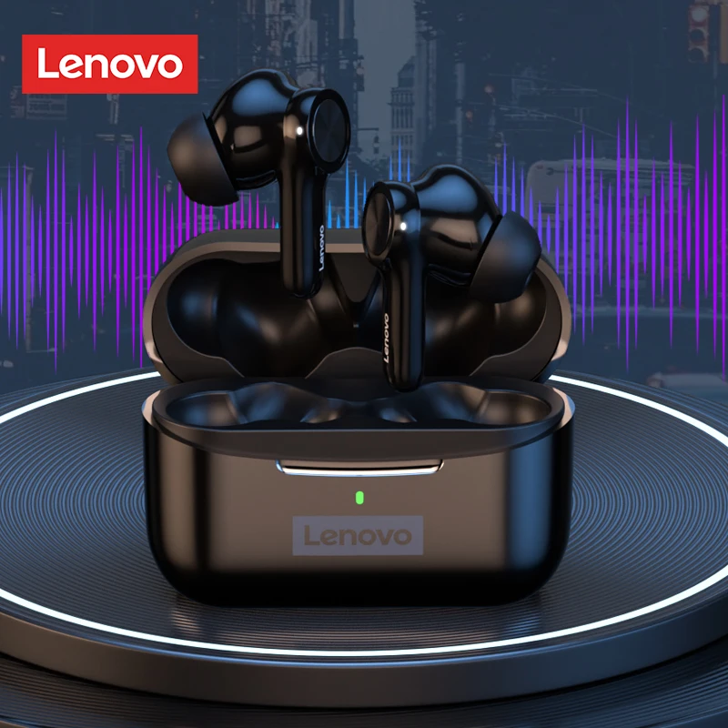 

For Lenovo LP70 TWS Earphone Wireless Bluetooth 5.0 Headphones Waterproof Sport Headsets Noise Reduction Earbuds With Mic