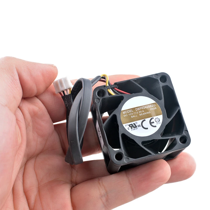 DBPK0428B2U Вентилятор 4 см 40 мм 40x40x28 DC12V 2.00A 4pin 25000 об/мин Высокоскоростной охлаждающий