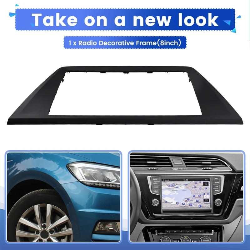 Декоративная рамка для автомагнитолы VW Touran 5T 2016-2022 8 дюймов 5TD 858 069G 5TD858069G