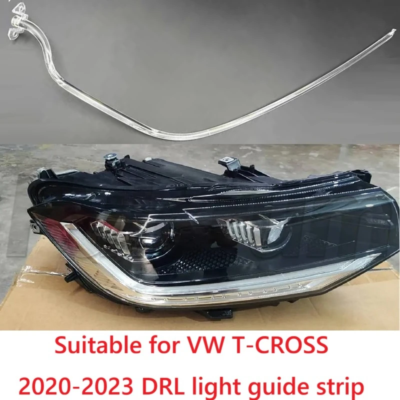 

Подходит для VW T-cross 2020-2023, дневная ходовая трубка, трубка DRL, направляющая пластина, дневные ходовые огни, полоса дневного света