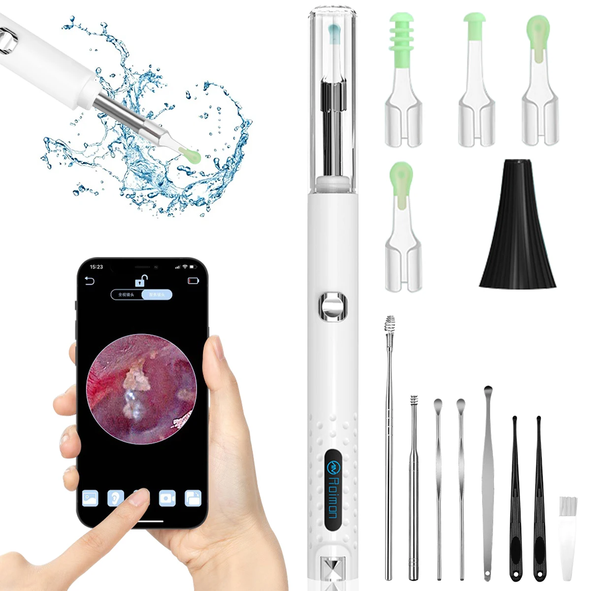 

Smart Visual Ear Cleaner Endoscope Earpick 300W HD Mini Camera Ear Cleaner Ear Wax Remover Ear Picker Earwax Removal Tool